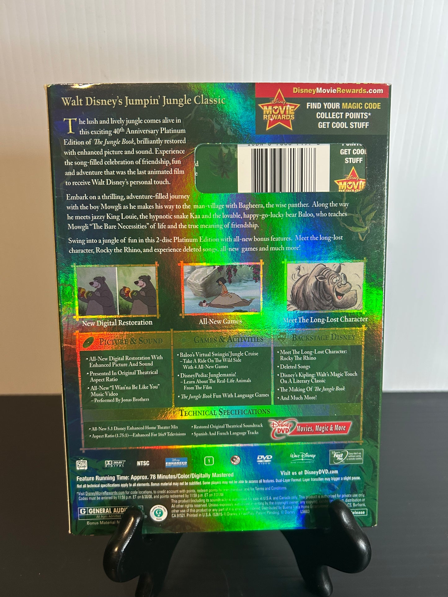 The Jungle Book 40th Anniversary (Used)