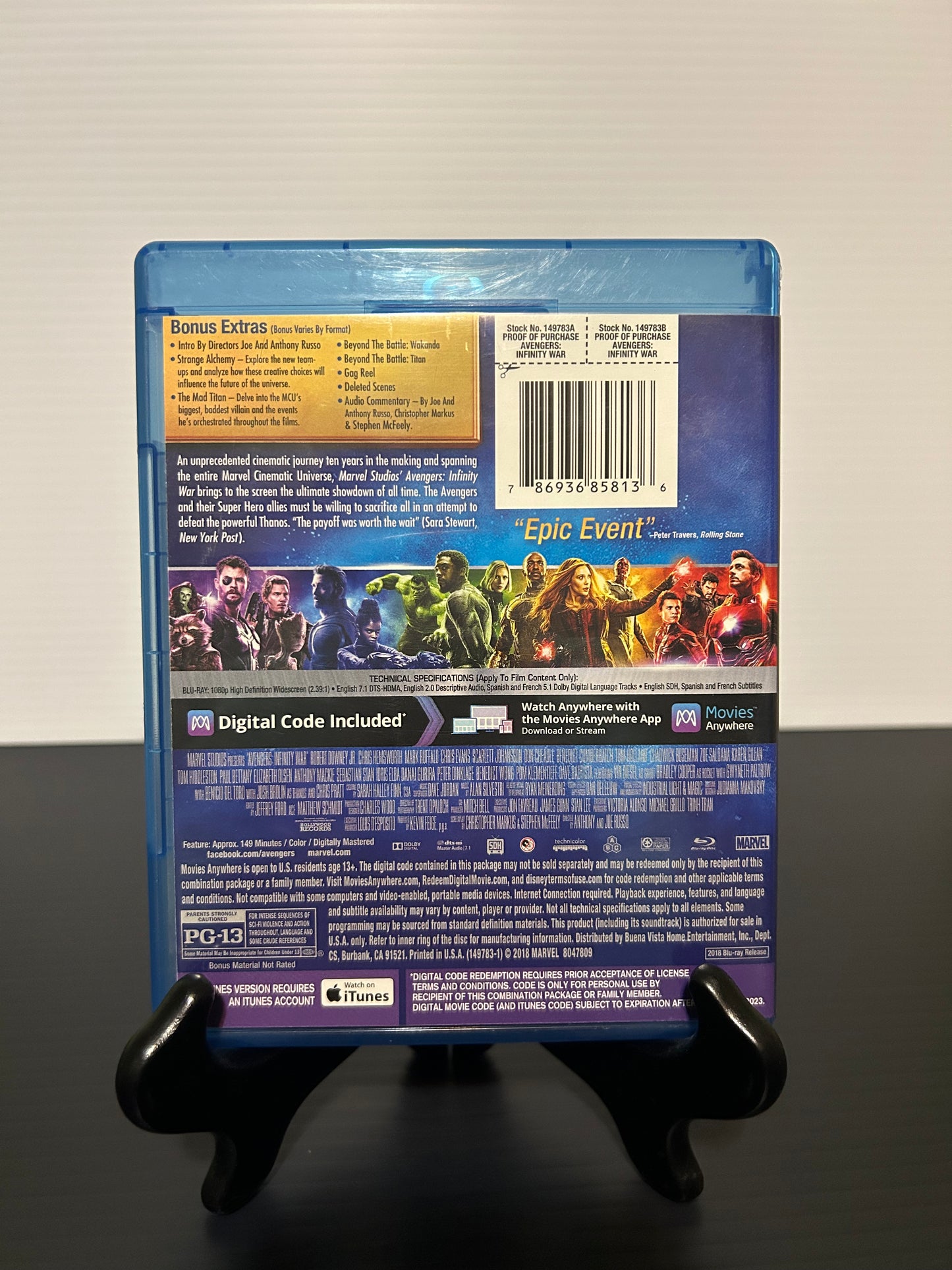 Avengers Infinity War (Used)