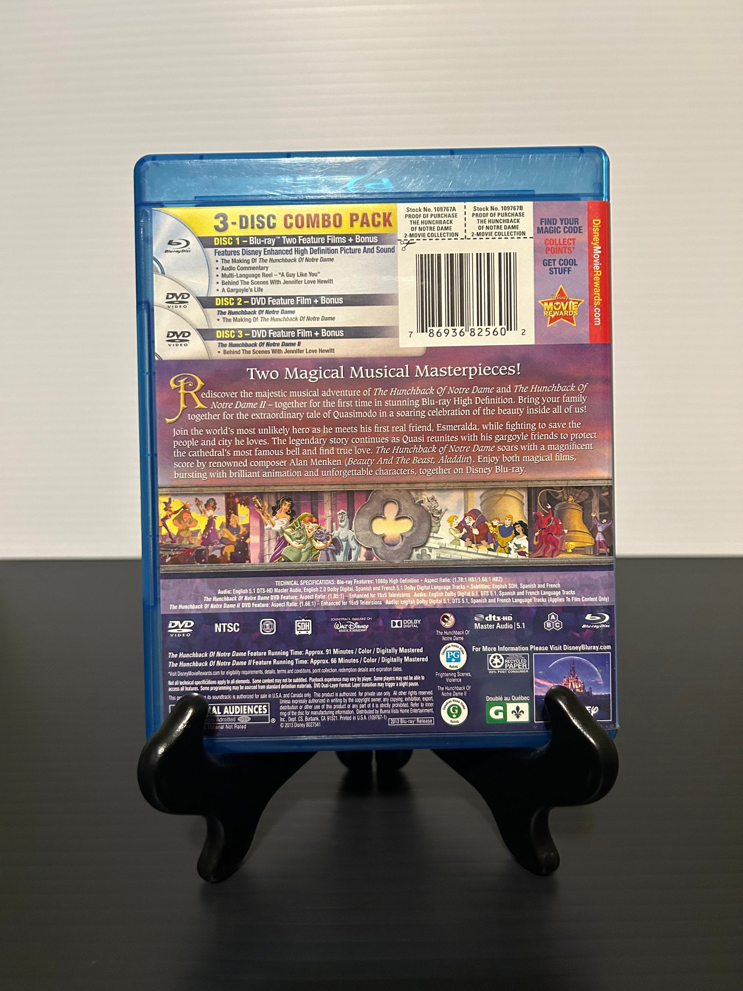 The Hunchback of Notre Dame 2 Movie Collection (Used)