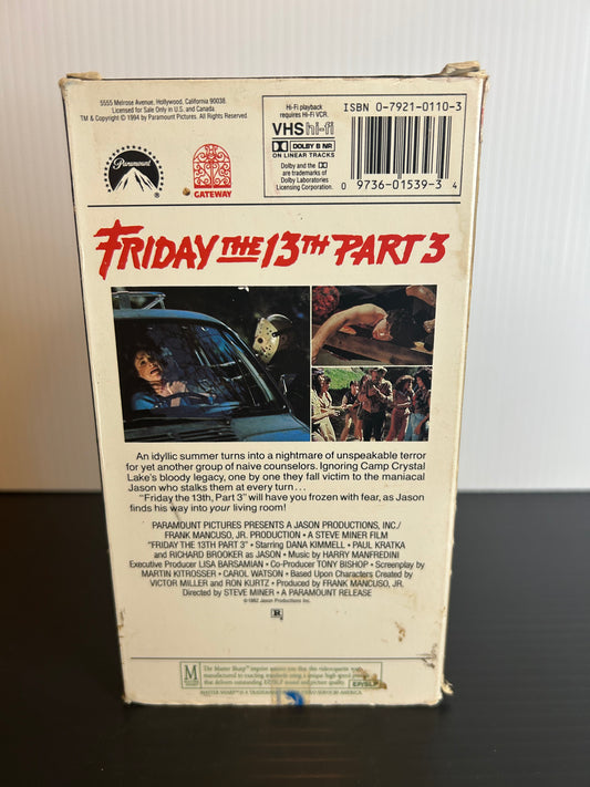 Friday the 13th Part 3 (Used)