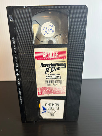 Never Too Young To Die (Used)