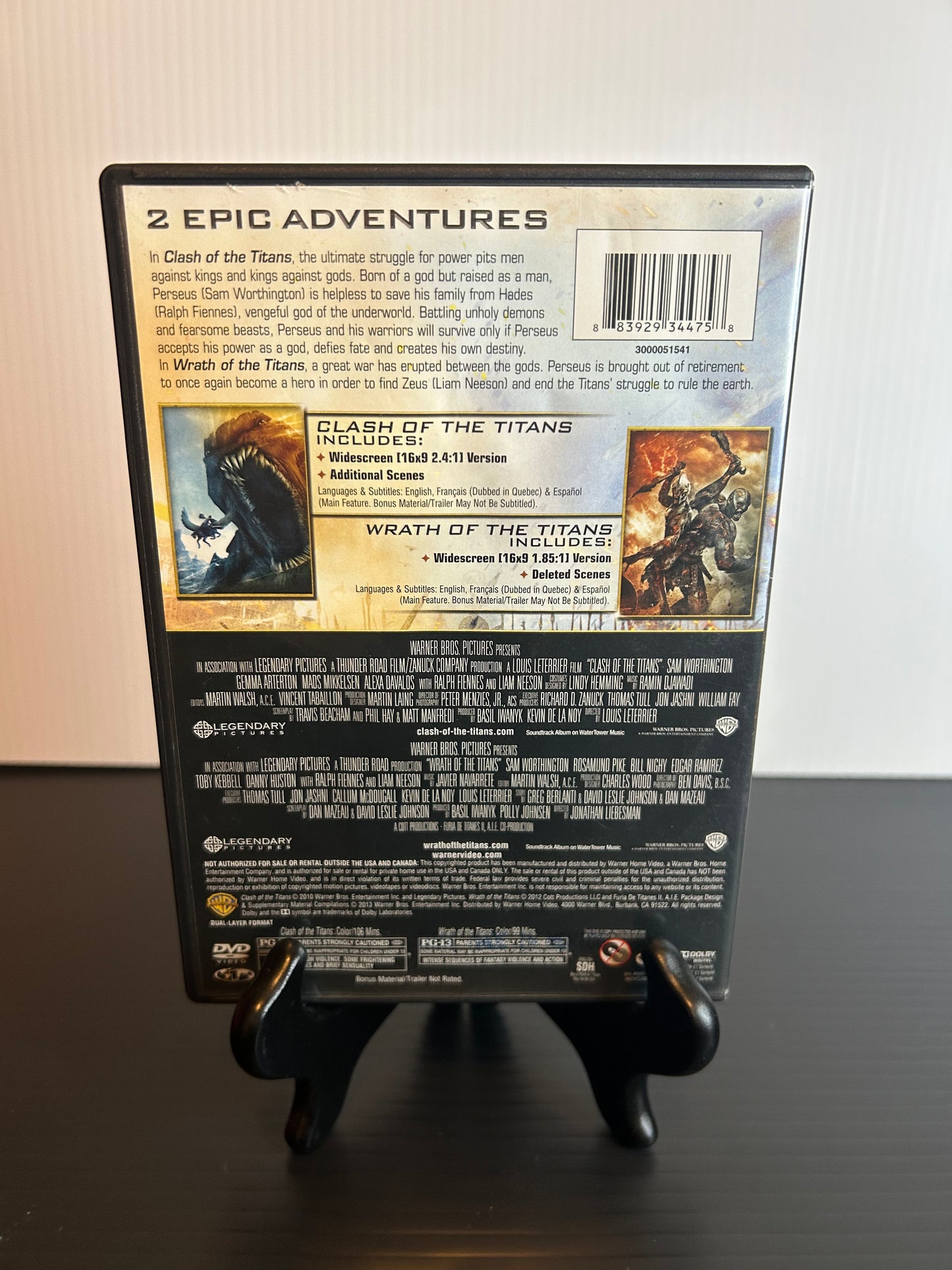 Clash of the Titans and Wrath of the Titans Double Feature (Used)