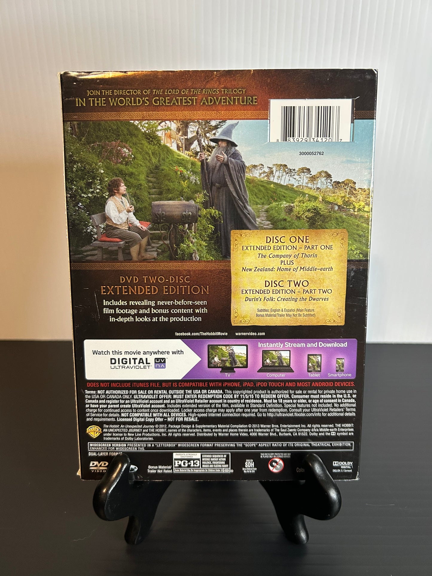 The Hobbit Am Unexpected Journey (Used)