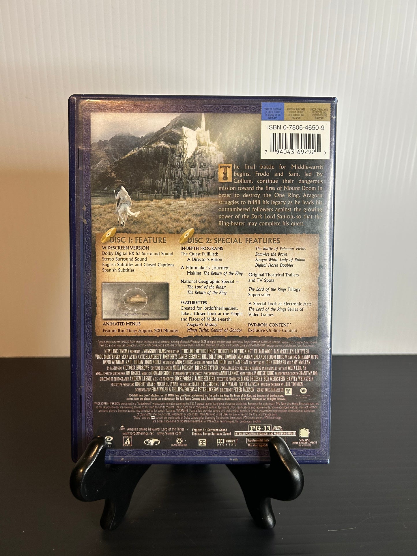 The Lord of the Rings The Return of the King Widescreen (Used)
