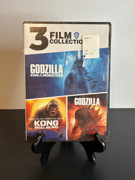 Godzilla and King Kong 3 Film Collection (New)