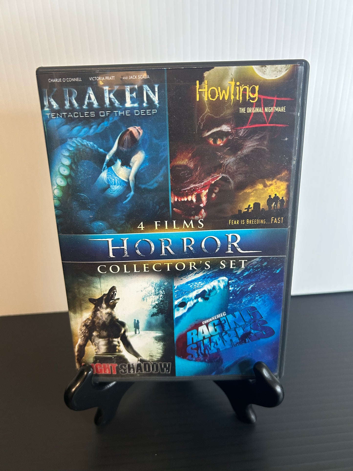4-Film Collector Set Horror: Kraken, Howling 4, Night Shadow, Raging Sharks (Used)