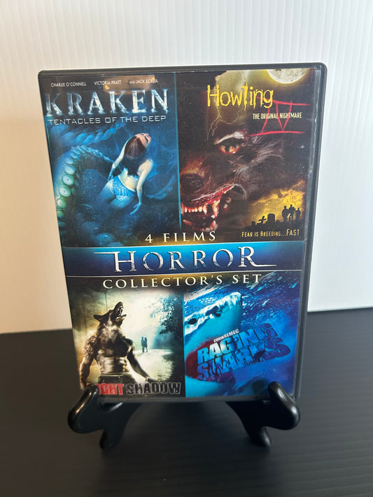 4-Film Collector Set Horror: Kraken, Howling 4, Night Shadow, Raging Sharks (Used)